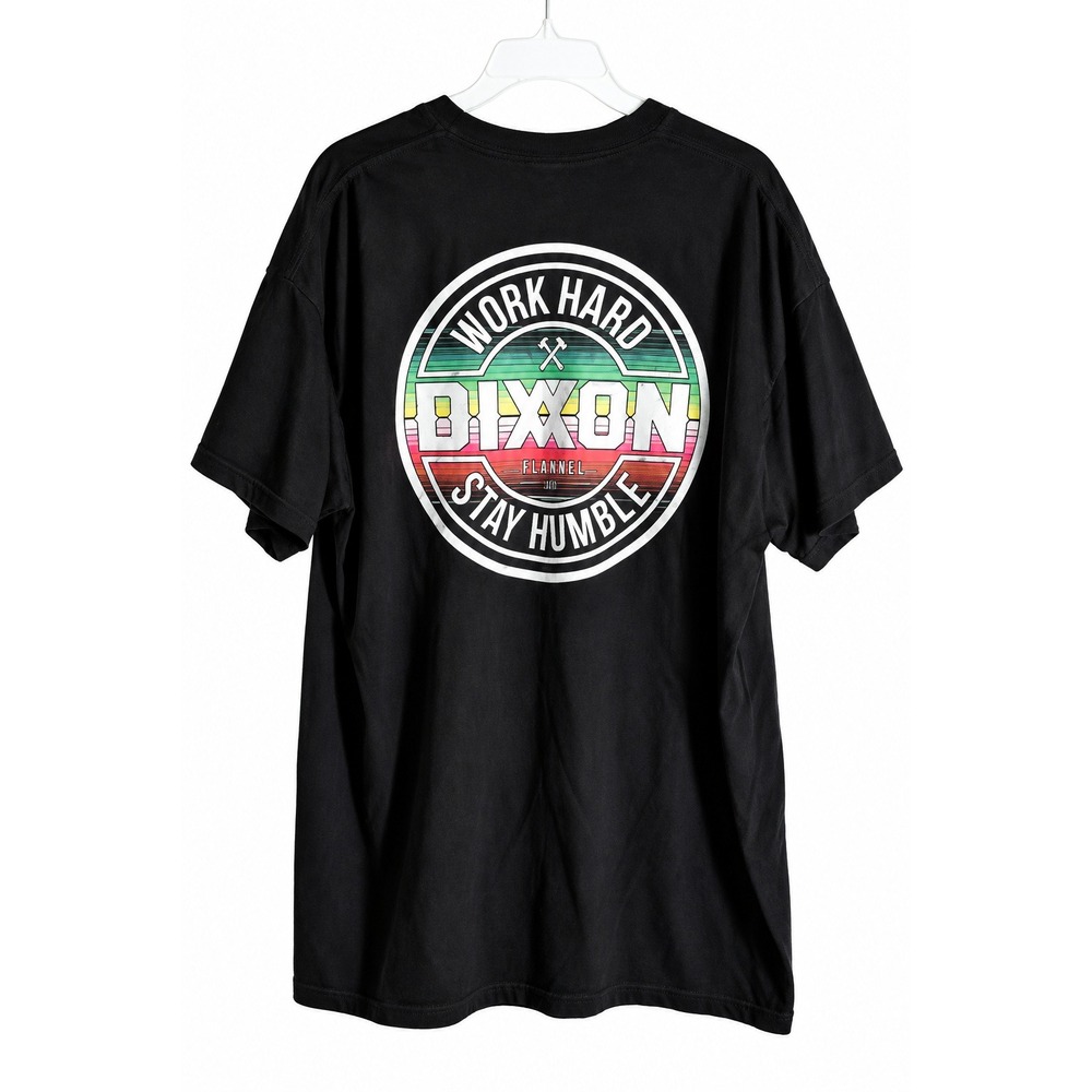 DIXXON 2X Black Graphic T Shirt Low Low Corpo Serape Streetwear Workwear Skate - Picture 2 of 5